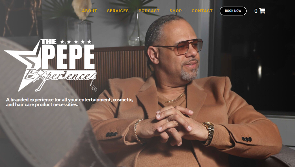 Pepe Experience Website pic
